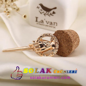 Hand Of The King Broş - Golden