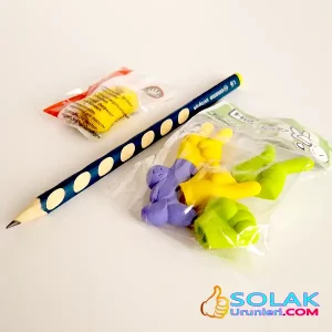 Solak Kalem Solak Kalemtraş Solak Silgi Seti