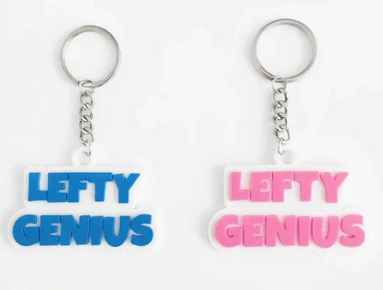 Lefty Genius Solak Anahtarlık ve Çanta Süsü – Evinizdeki Solak Dahiye!